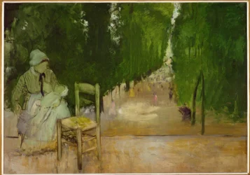 Eine Amme im Jardin du Luxembourg